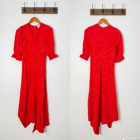 ZADIG & VOLTAIRE Ranage Jac Chain Dress - Orange - Picture 2 of 9